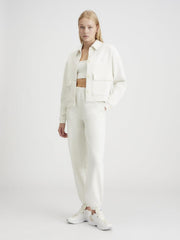 CK JEANS WAFFLE KNIT CUFFED J Sweatpants for Women Ivory S