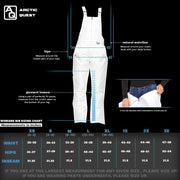 Arctic Quest womens Ski Snow Bibs Pants Insulated Water Resistant Overalls Snowboarding Winter Waterproof Pants Overalls (pack of 1)