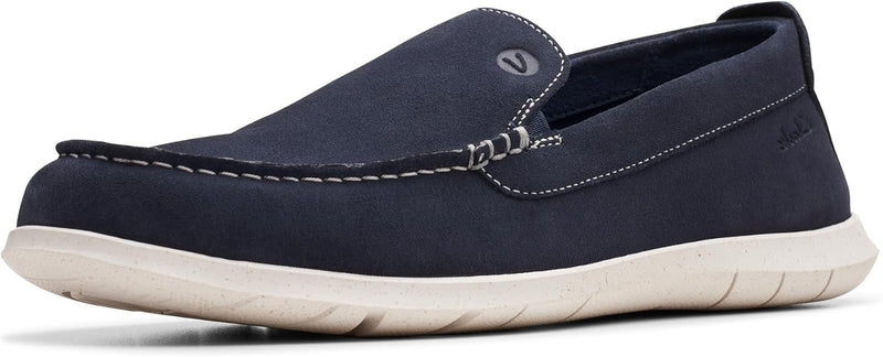 Mens Flexway Step - Navy Suede
