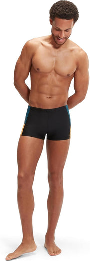 Boy's Jungleterry Digital Allover Aquashort Swim Briefs (pack of 1) - 28 BLACK