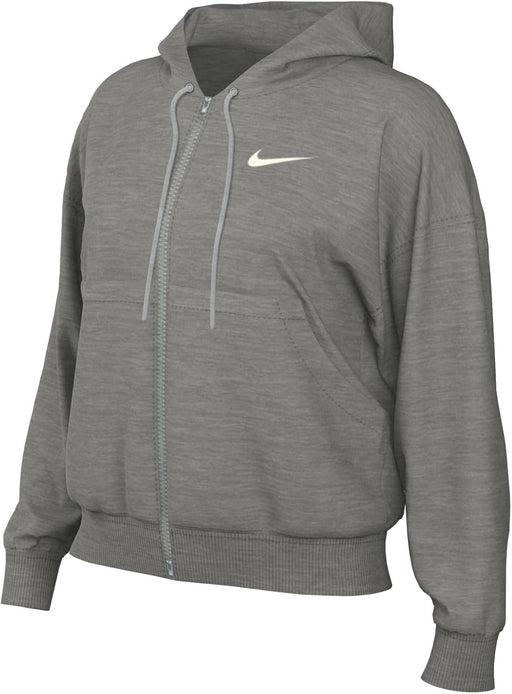 Women's W Nsw Phnx Flc Fz Os Hoodie Sweatshirt (pack of 1) - DK GREY HEATHER/(SAIL)