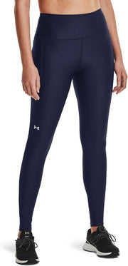 womens HG Armour HiRise Leg NS Compression Pants - Midnight Navy / / White