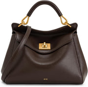 Women's Lucia Classic Top Handbag - Dark Brown