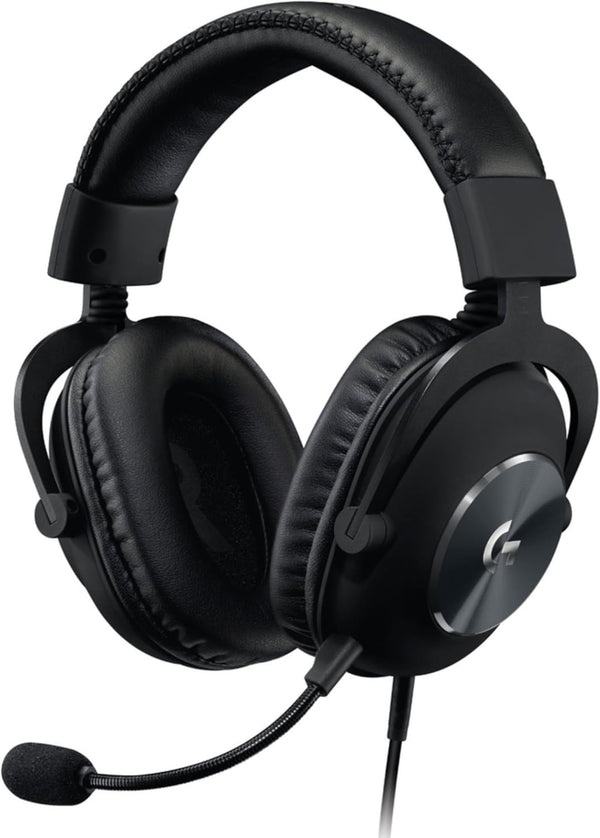 Logitech G Pro X SE Wired Gaming Headset with Microphone: Detachable Mic, DTS Headphone:X 7.1, Memory Foam Ear Pads, 50 mm Drivers, USB DAC, for PC, Xbox, PS5 - Black - Wired