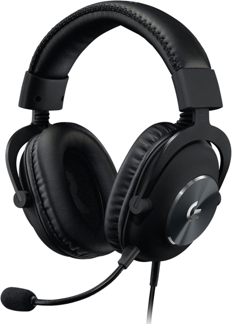 Logitech G Pro X SE Wired Gaming Headset with Microphone: Detachable Mic, DTS Headphone:X 7.1, Memory Foam Ear Pads, 50 mm Drivers, USB DAC, for PC, Xbox, PS5 - Black - Wired