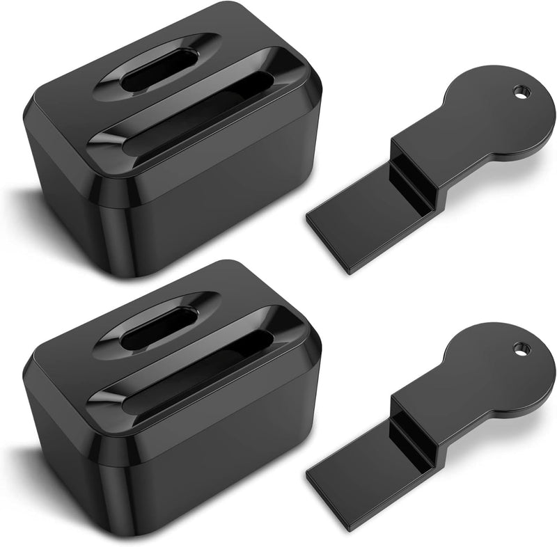 Car Seat Belt Lock Cover, Universal Fit, 2-Pack, Child Safety Buckle Protection