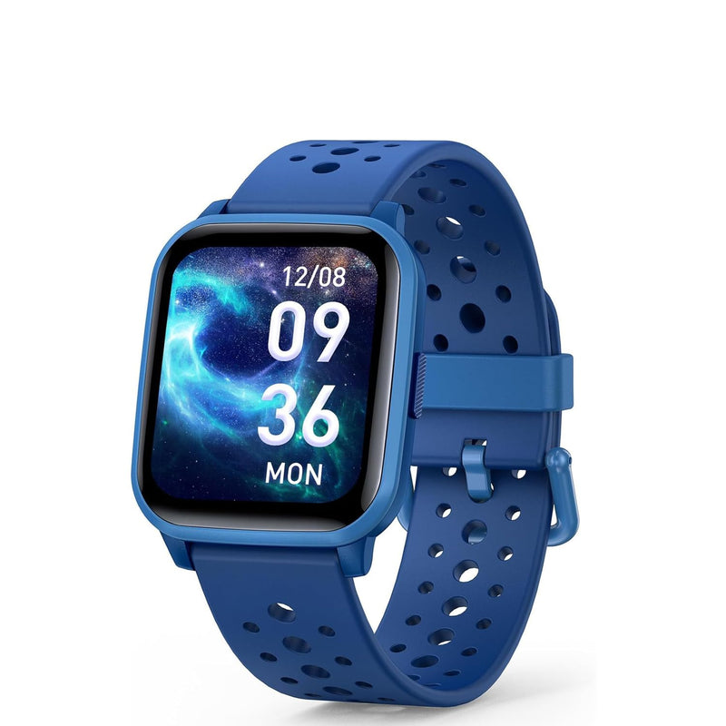 DMG Kids Smart Watch Girls Boys, Smart Watch for Kids Game Smart Watch Gifts for 4-16 Years Old with Sleep Mode 20 Sports Modes 5 Games Pedometer Birthday Gift for Boys Girls(Blue)