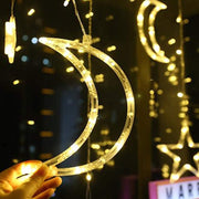 Eid Moon With Stars Decorative Lights | Ramadan Decoration Lights


