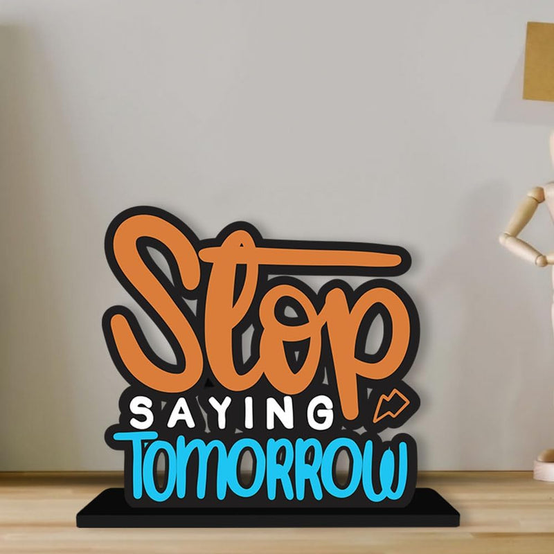 Artvibes Wooden Idols and Figurine Good Food is Good Mood Restaurant Cafe Quotes Table Decoration for Office Desk | Home Decor | Living Room | Modern Art Wood Showpiece Gift Item (SP_1128N)