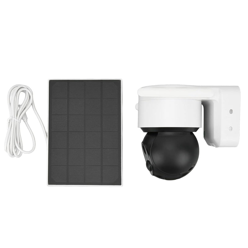 Rengu Outdoor Solar Wireless Security Camera, Weatherproof 1080P HD WiFi Security Camera APP Remote View Panoramic View for Outdoor