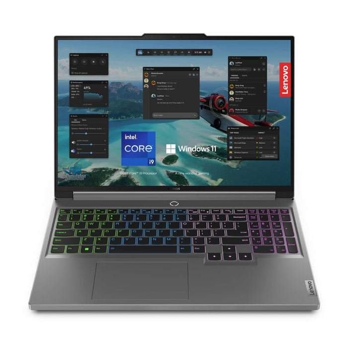 Lenovo Legion 5 16IRX9 with AI chip, 16" 2K 100% sRGB 165Hz display, Core i7-13650HX, 16GB RAM, 512GB SSD, RTX 4060 8GB GDDR6, RGB ENG ARB WIN11, LUNA GREY [83DG00CVAX] + 2YR PREMIUM CARE