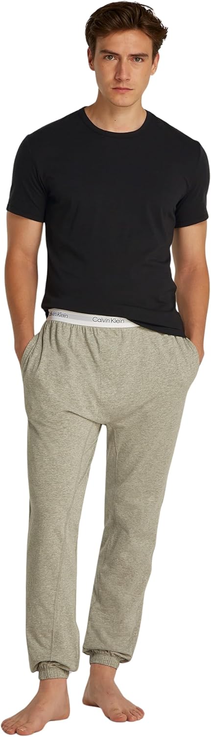 Calvin Klein Mens S/S CREW NECK 3PK Underwear Tops