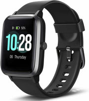 Smart Watches for Men & Women with Alexa Built-in, 24/7 Heart Rate, Sleep & Blood Oxygen Monitor, Auto Image Correction, Dynaudio Speakers, Fitness Tracker, Black