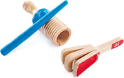 Hape Bird Whistle For Kids, Wooden Noisemaker for Kids Party, Ages 18M+ - Bambino 12 mesi Percussion Duo
