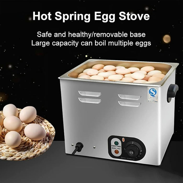Egg Boiler Cooker Electric Egg Boilers 2600w 60 Pcs Commercial Hot Spring Egg Cooker Large Capacity Egg Cooker Egg Steamer Temperature Control Range 30~110 ° C
