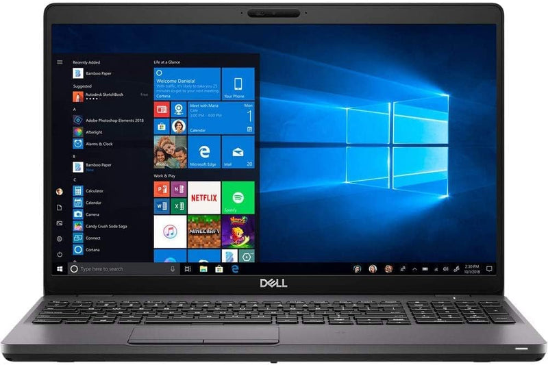Dell (Refurbished) Latitude 5500 Notebook Business Laptop, Intel Core i7-8th Generation CPU, 16GB DDR4 RAM, 512GB SSD Hard, 15.6 inch Display, Windows 10 Pro