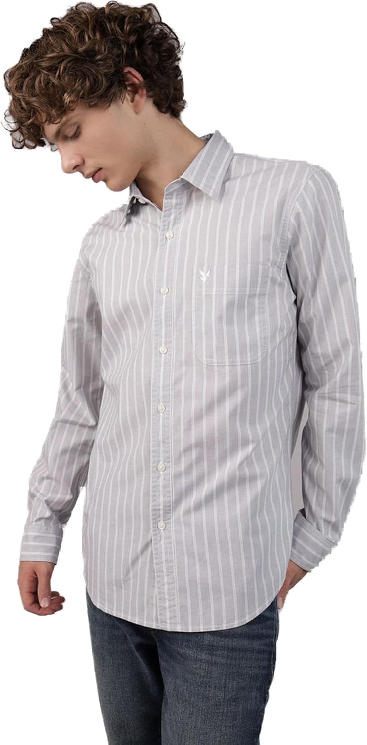 AMERICAN EAGLE Mens 2724 Sf Csc Lionel Poplin Shirt