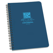Rite in the Rain Weatherproof Side Spiral Notebook, 4.875" x 17.8 cm, Blue Cover, Universal Pattern (No. 273)", 1 pack - 1 Pack Blue