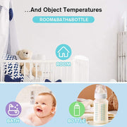 SKY-TOUCH Digital Infrared Thermometer for Forehead & Ear,Accurate Readings for All Ages,with LCD Display, Fever Alarm & Memory Recall Hygienic for Home & Travel