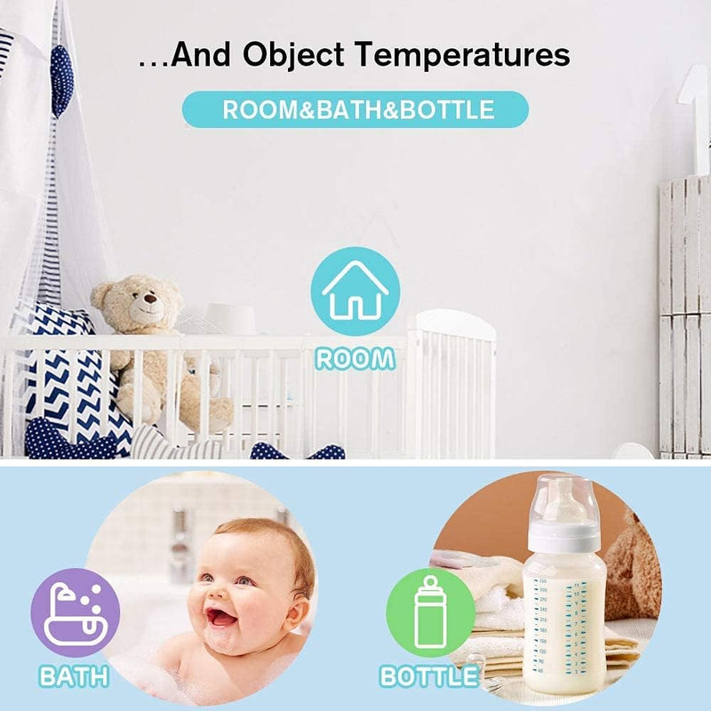 SKY-TOUCH Digital Infrared Thermometer for Forehead & Ear,Accurate Readings for All Ages,with LCD Display, Fever Alarm & Memory Recall Hygienic for Home & Travel