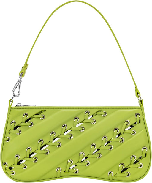Women's Eva Shoulder Handbag - Acid Green