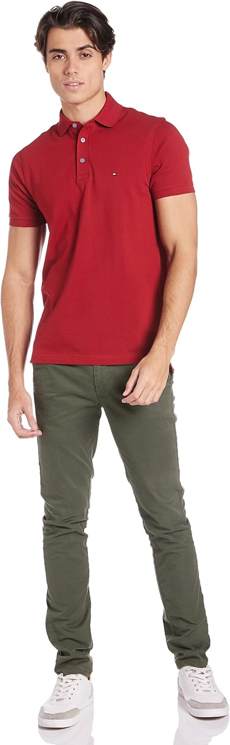 Tommy Hilfiger Mens 1985 Slim Polo Shirt (pack of 1)