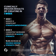 Carbamide Forte Micronised Creatine Monohydrate Powder Creatine powder for men and women Creatine Supplement for Lean Muscle Volumization, Strength & Energy-Blueberry- 62 Servings - 250 Grams