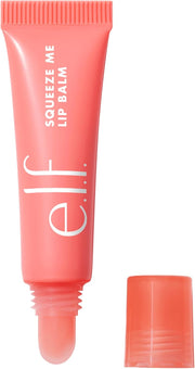 e.l.f. Squeeze Me Lip Balm, Moisturising Lip Balm For A Sheer Tint Of Colour, Infused With Hyaluronic Acid, Vegan & Cruelty-free, Strawberry - Strawberry