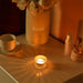 Glass Taper Candleholders - Clear Small Candlestick Holder Bulk, Set of 6 Clear Candleholders for Taper Candles Small Table, Glass Candlestick Holders, Thicker Glass Candle Sticks Set