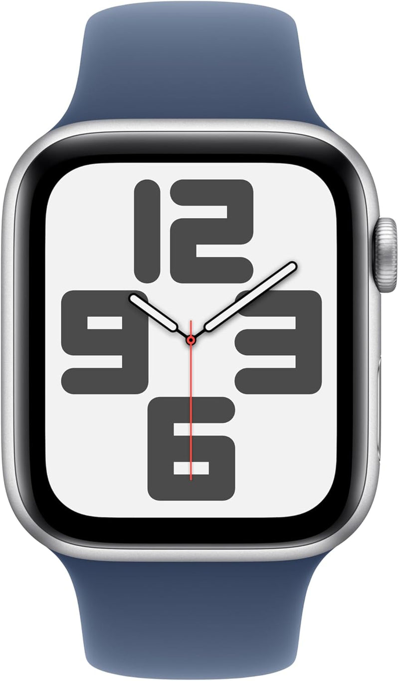 Apple Watch SE (2nd Gen) GPS 40mm Smartwatch with Starlight Aluminium Case with Starlight Sport Band - S/M. Fitness and Sleep Trackers, Crash Detection, Heart Rate Monitor, Retina Display