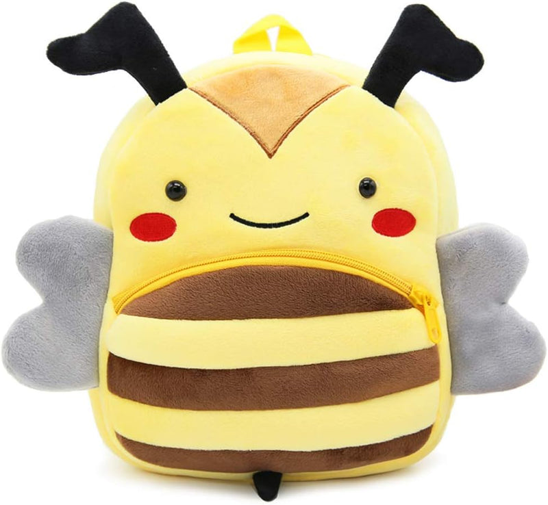 Cartoon Animal Backpack, Cute Toddler Bag Cute School Bags for 2-5 Years Kids, Gift for Kindergarten Kids - Yellow-bee