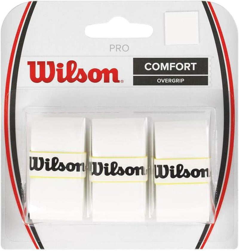 Wilson Pro Comfort Tennis Racket Overgrip Pro Comfort - White 2-WRZ4014WH