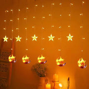 Eid Moon With Stars Decorative Lights | Ramadan Decoration Lights

