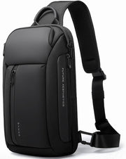 Sling Bag, Waterproof Men's Chest Bag Shoulder bags Crossbody Sling Backpack for Men - 7566black
