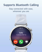 WATCH GT5 41mm Smartwatch, upto7 Days Battery Life,Sharp-Edged Design Watch, Health Tracking, iOS & Android Compatible, 3 Months HUAWEI Care+, Blue