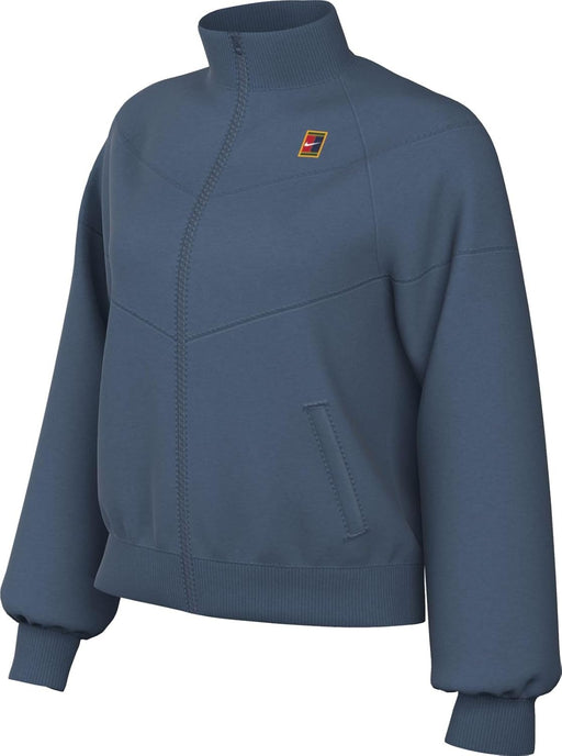 Womens Court Weather Resistant Poly Knit Heritage JACKETS (pack of 1) - DIFFUSED BLUE