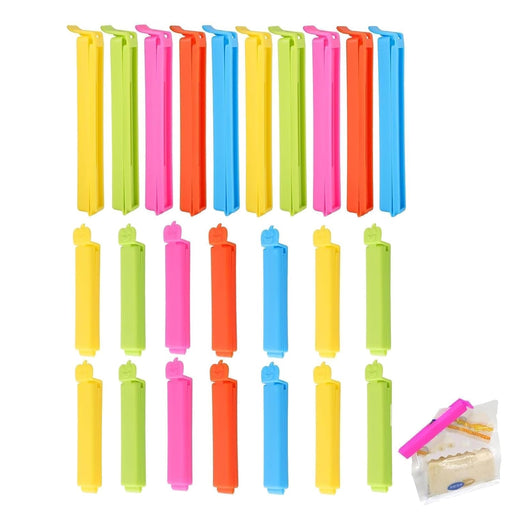 40 Pcs Food Bag Clips for Food Storage in 2 Assorted Sizes & Colours Food Clips for Keeping Food Fresh, Bag clips for Food Storage in Freezer Bags & Pet Food Storage Bags