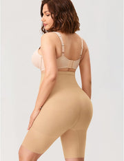 DELIMIRA Women's Shapewear Shorts Panties Tummy Control Plus Size Thigh Slimmer High Waist