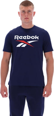Mens BRUNO BIG LOGO CREW NECK SS TEE T-shirt (pack of 1) - VECTOR NAVY
