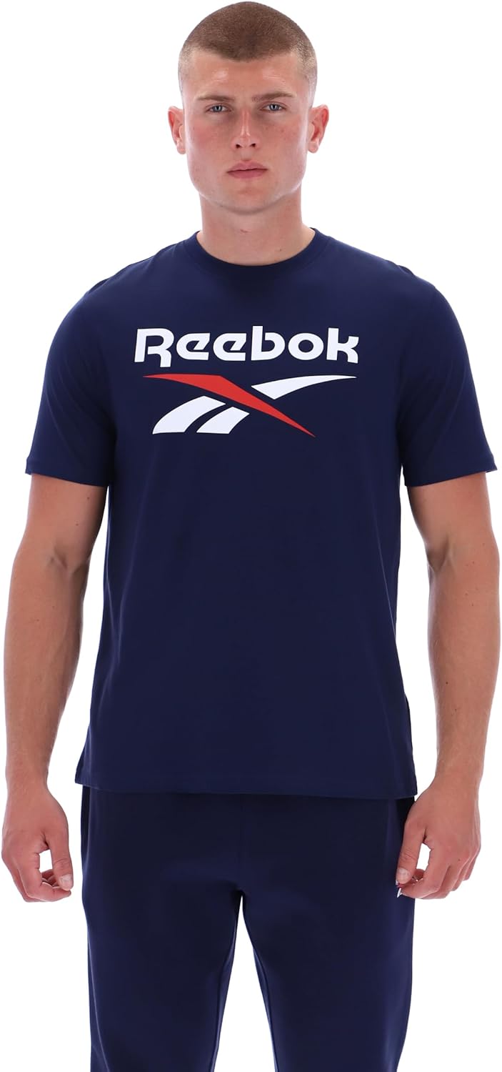 Mens BRUNO BIG LOGO CREW NECK SS TEE T-shirt (pack of 1) - VECTOR NAVY