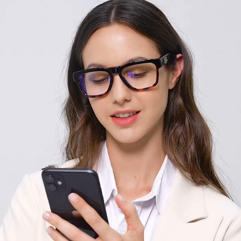 OhO sunshine OhO Bluetooth Sunglasses,Voice Control and Open Ear Style Smart Glasses Listen Music and Calls with Volume UP and Down,Bluetooth 5.0 Audio Glasses and IP44 Waterproof, unisex-adult