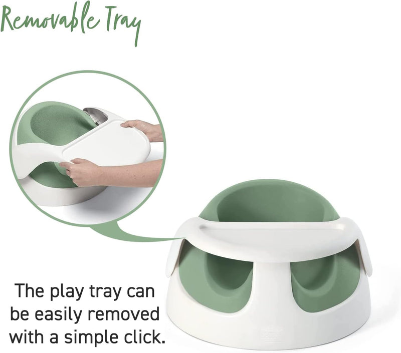 Mamas & Papas Baby Snug Seat and Activity Tray with Adjustable Features, Supportive, Stable and Easy Clean Design in Blossom (Pink)