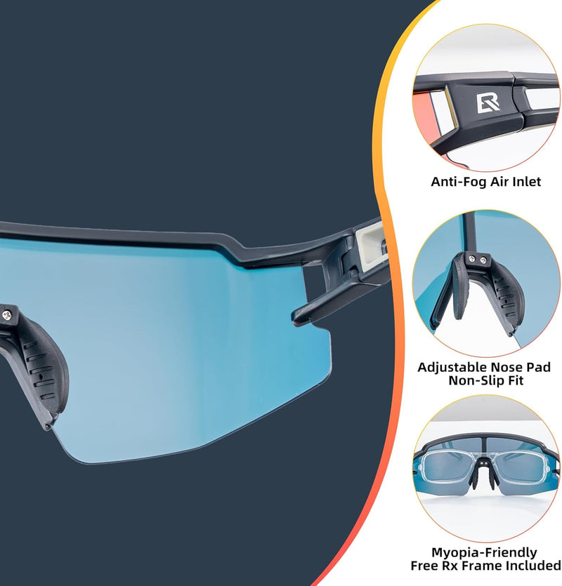 ROCKBROS Unisex Adult 10171/Usnew Sunglasses (pack of 1)