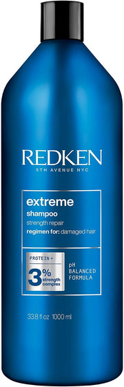 Extreme Shampoo Strengthen & Repair Damaged Hair For Damaged Hair Infused With Proteins 300ml - 33.8 Fl Oz (Pack of 1)