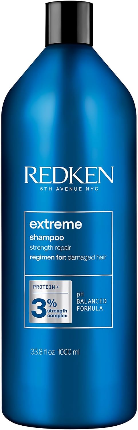 Extreme Shampoo Strengthen & Repair Damaged Hair For Damaged Hair Infused With Proteins 300ml - 33.8 Fl Oz (Pack of 1)