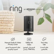 Ring Indoor Camera (2nd Gen) by Amazon Plug-In Pet Security Camera 1080p HD, Two-Way Talk, Wifi, Privacy Cover, DIY alternative to CCTV system 30-day free Ring Subscription trial - Black 1 Camera