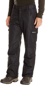 mens Snow Sports Cargo Pants skiing-pants - Black