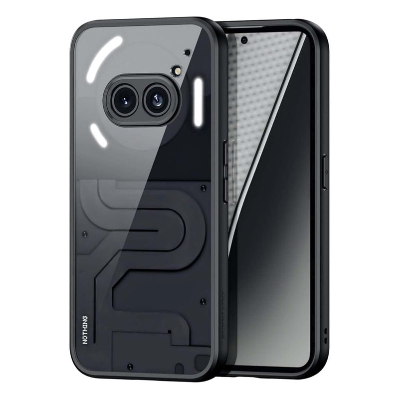 OIATROE Back Cover for Nothing Phone (2a), [Slim-Fit] [Anti-fingerprint] [Matte Texture] Phone Case For Nothing Phone (2a)-Black