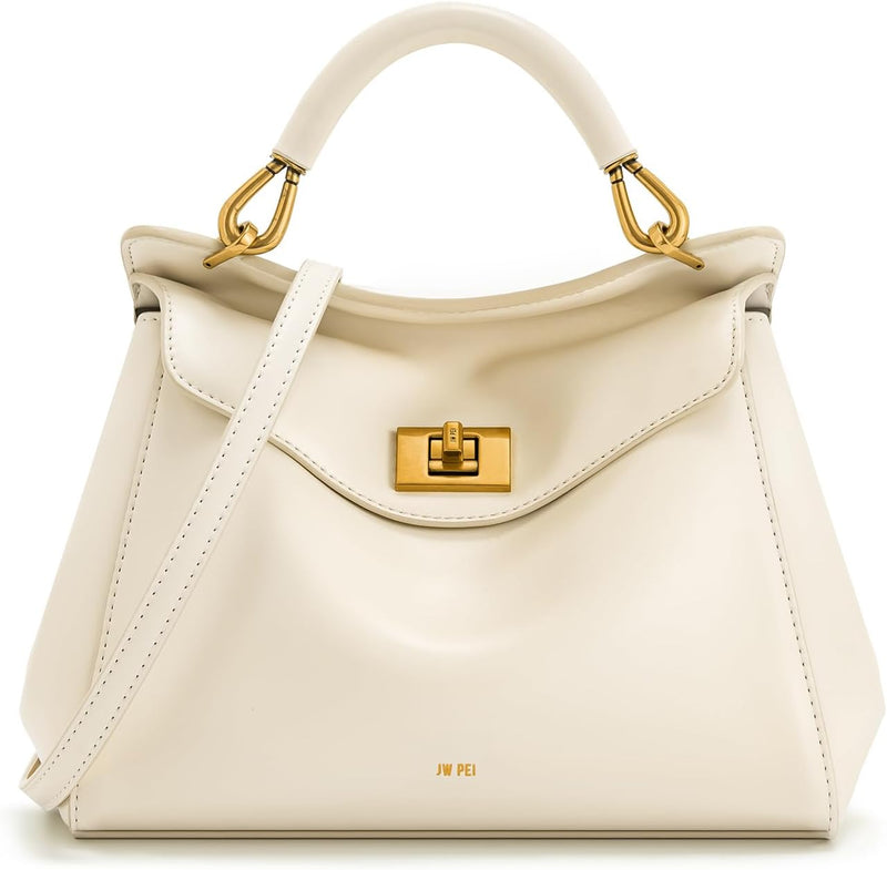Women's Lucia Classic Top Handbag - White