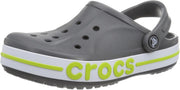 Unisex Adult 205089-4JO Bayaband Clog - Slate Grey/Lime Punch